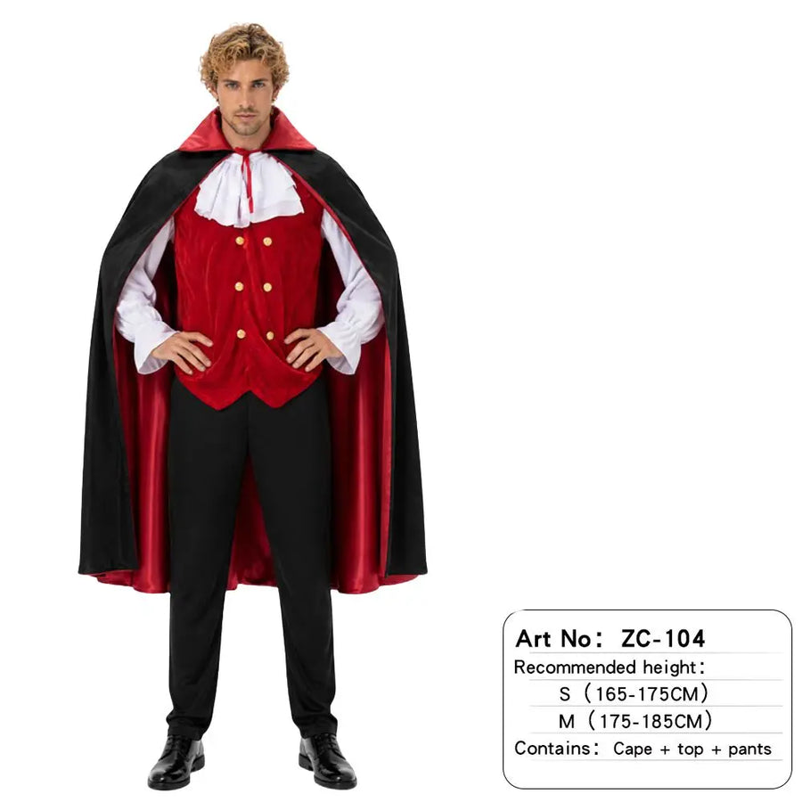 Costume Vampire Gentleman Homme avec Cape