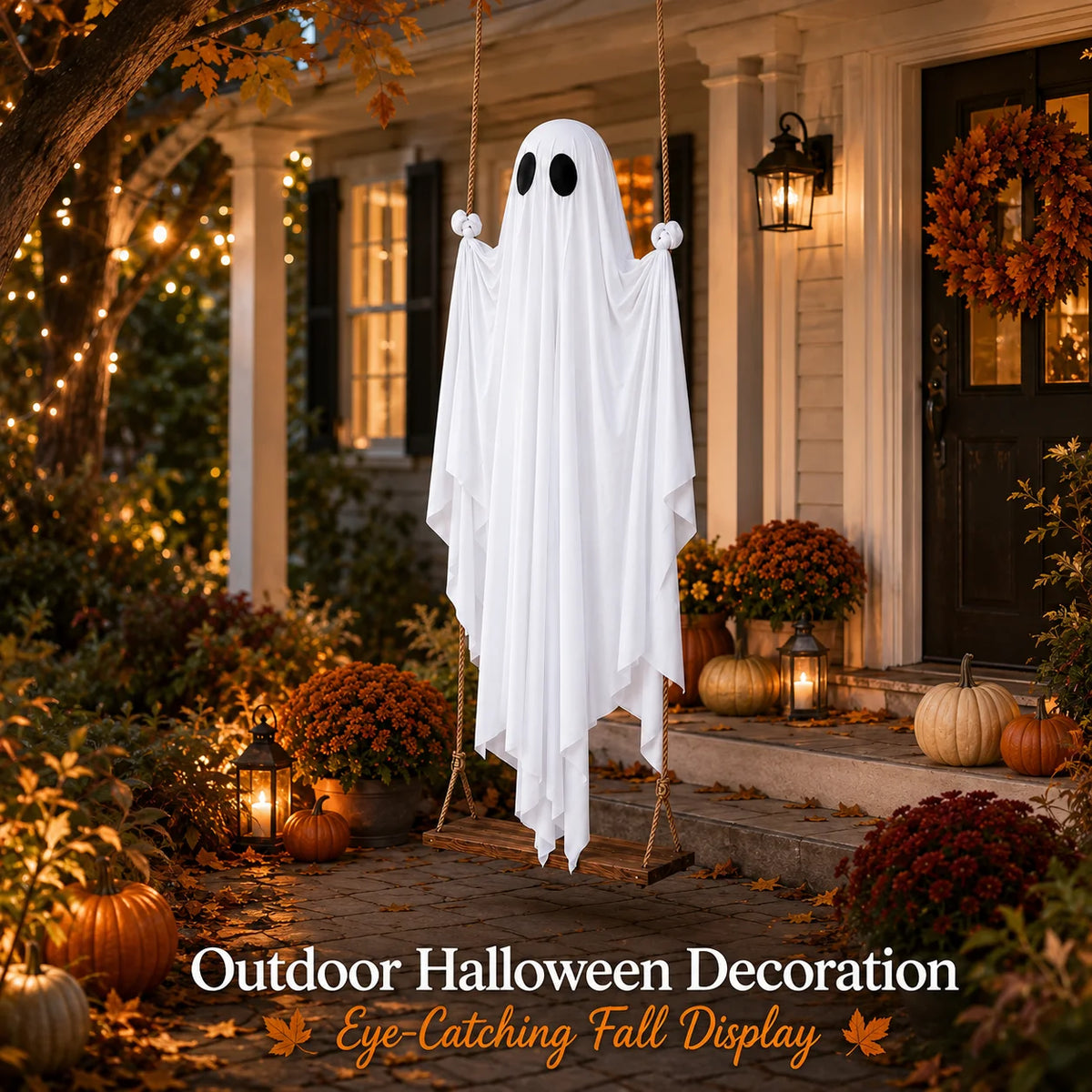 Fantôme Suspendu Halloween – Décoration de Jardin