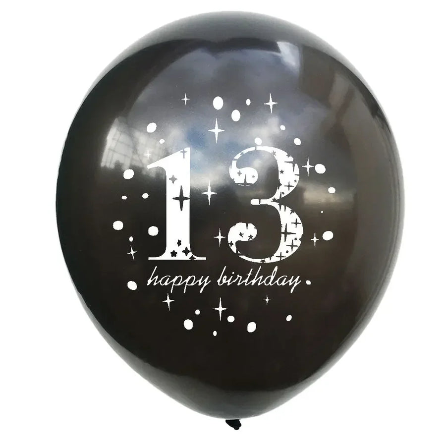 Ballons Anniversaire 13 Ans – Ensembles Décoratifs