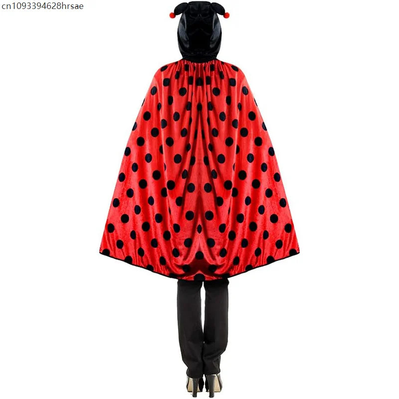 Cape à Capuche Coccinelle Femme – vue 3