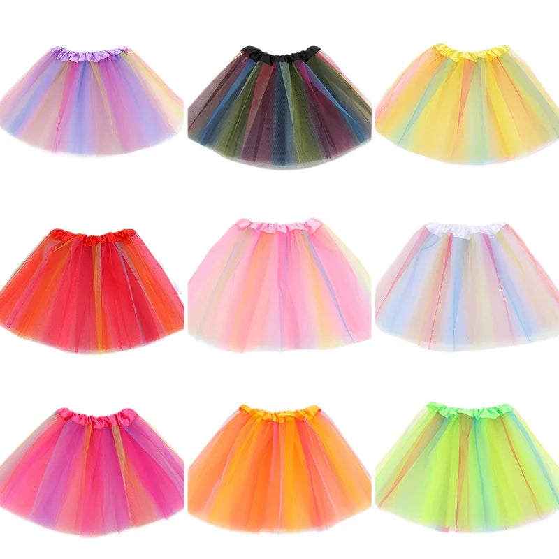 Jupe Tutu Arc-en-Ciel Fille - Danse, Ballet et Fête