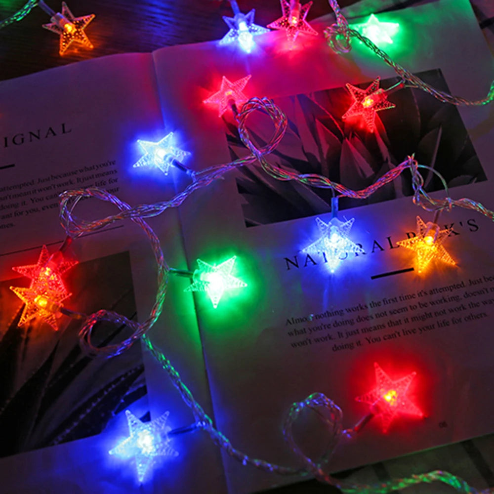 Guirlande lumineuse étoiles Noël – vue 4