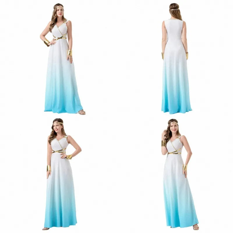 Robe Longue Déesse Grecque Sexy