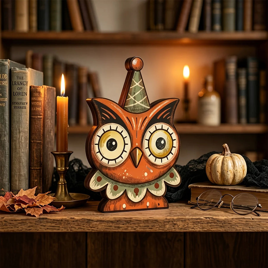 Décoration en bois à poser Halloween – vue 8