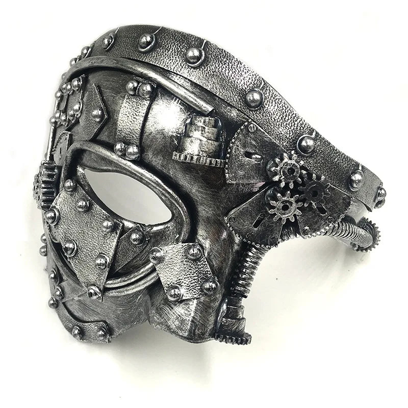 Demi-Masque Fantôme Steampunk Homme – vue 7
