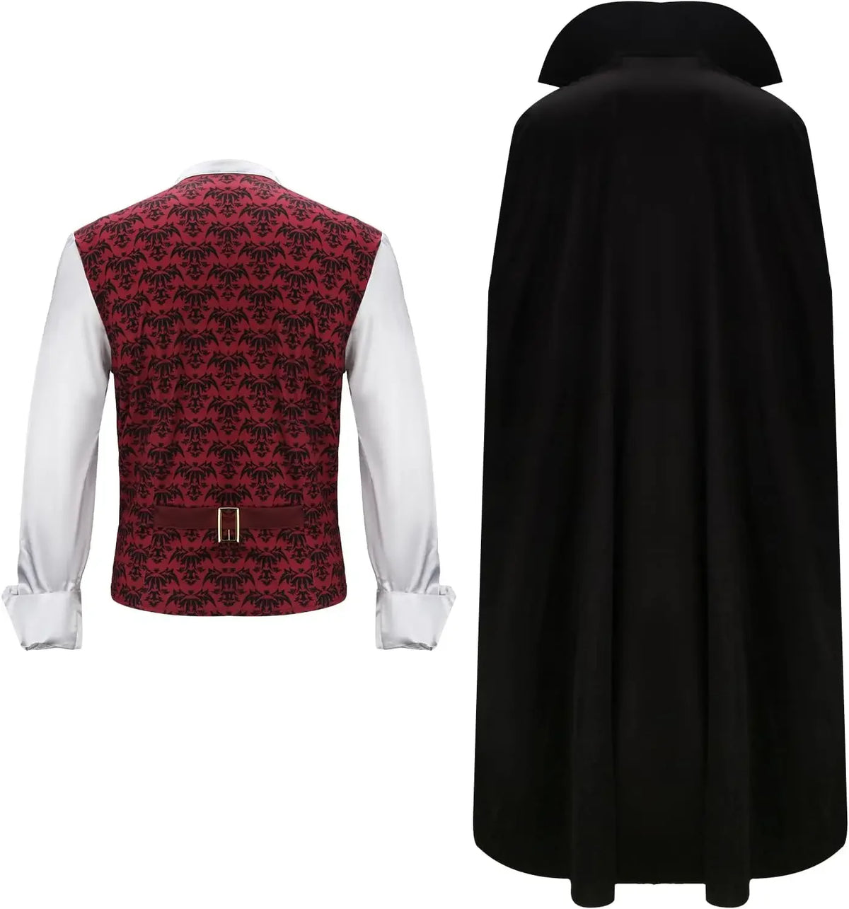 Déguisement Vampire Gothique Homme – Chemise et Cape