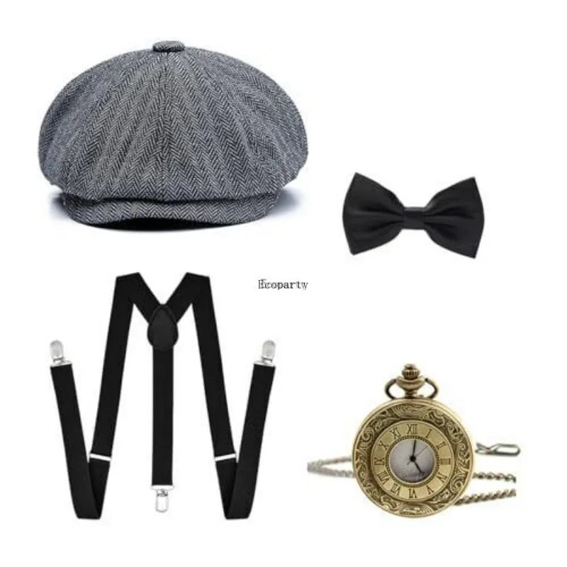 Kit Accessoires Gangster Années 20 Homme – vue 2
