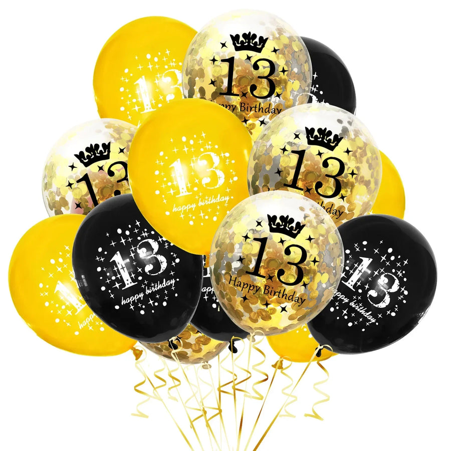 Ballons Anniversaire 13 Ans – Ensembles Décoratifs