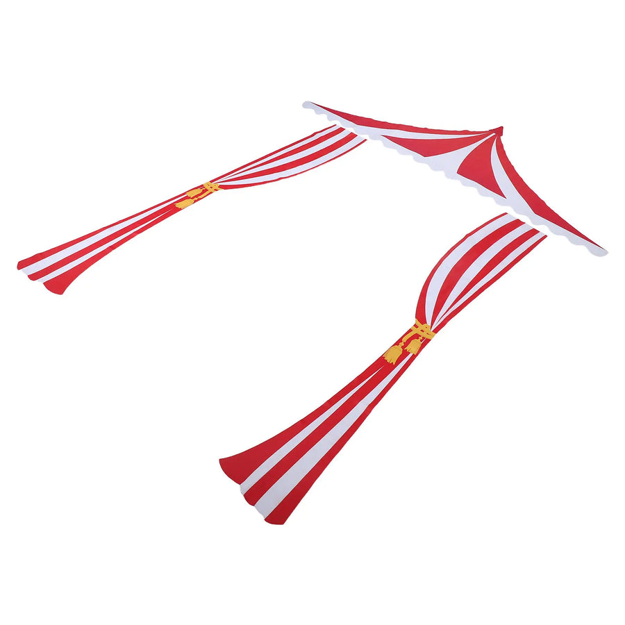 Toile de fond rideau rouge cirque Carnaval – vue 3