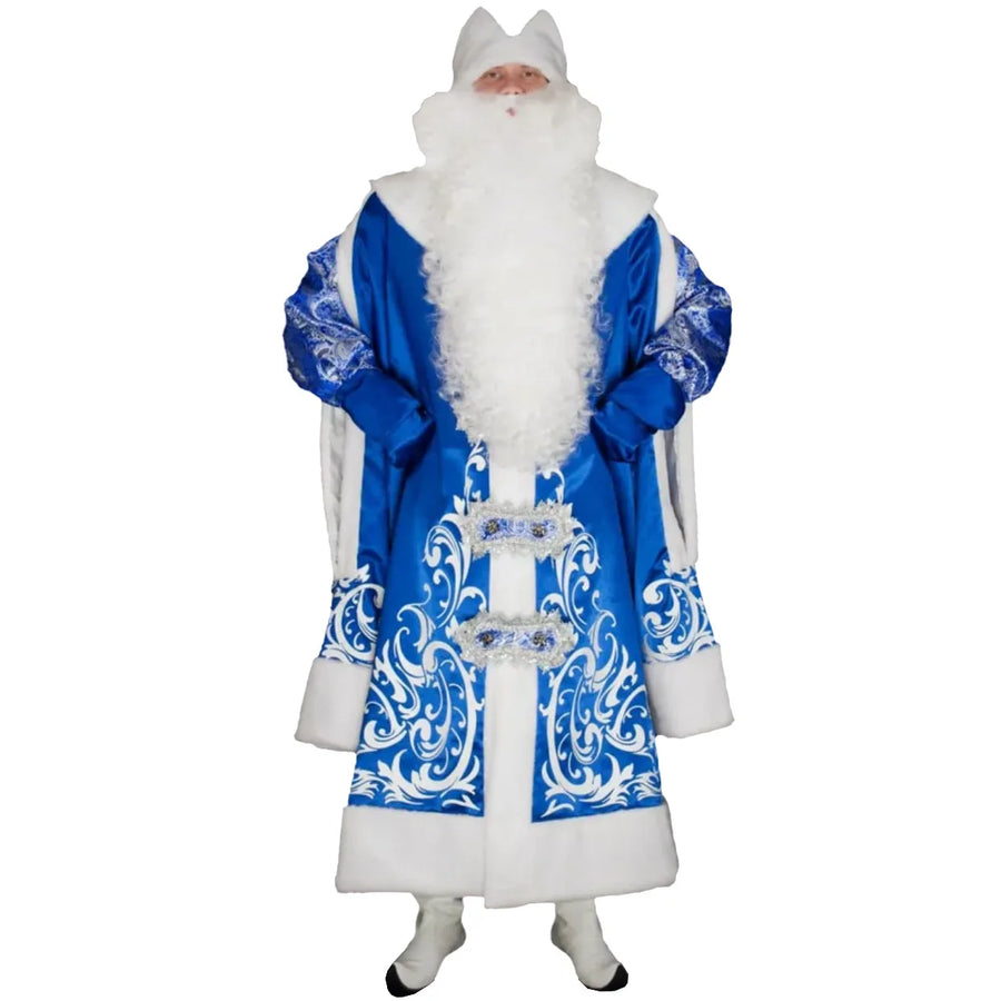 Costume Père Noël Complet Rouge ou Bleu