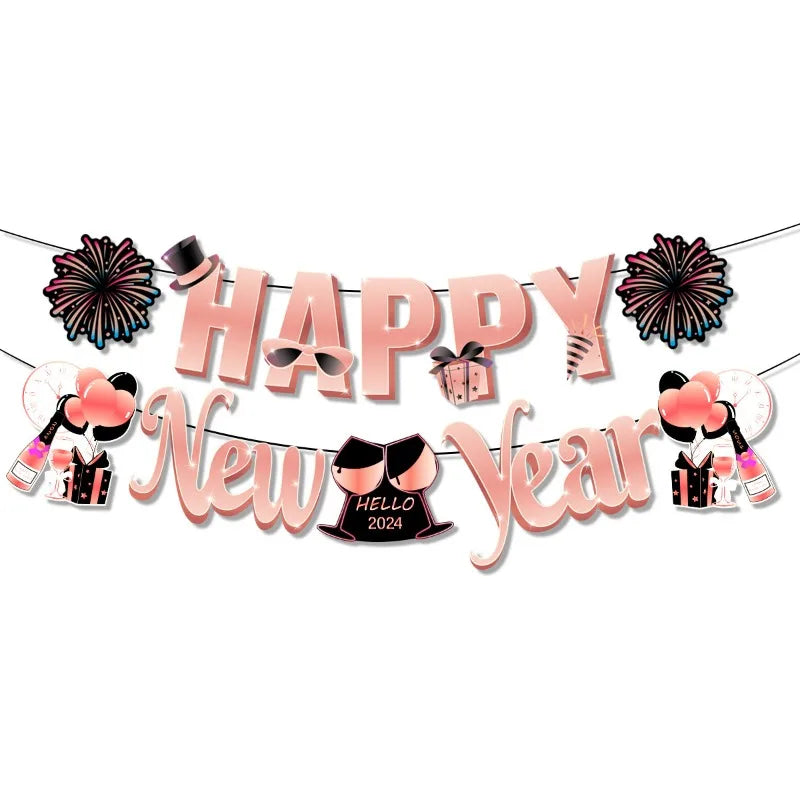 Kit Banderole et Ballons pour Nouvel An – vue 12