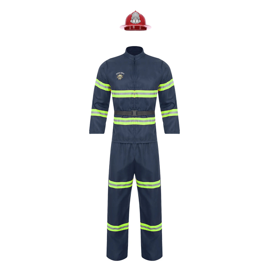 Déguisement Pompier Homme avec Casque