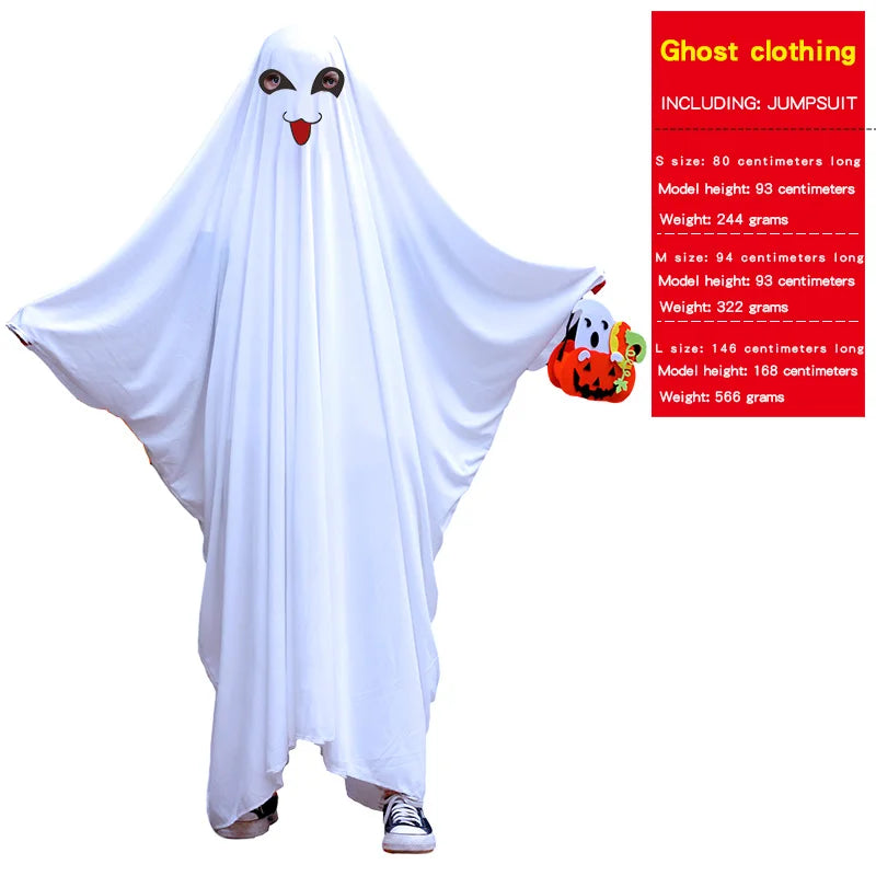 Déguisement Fantôme Blanc à Capuche Adulte