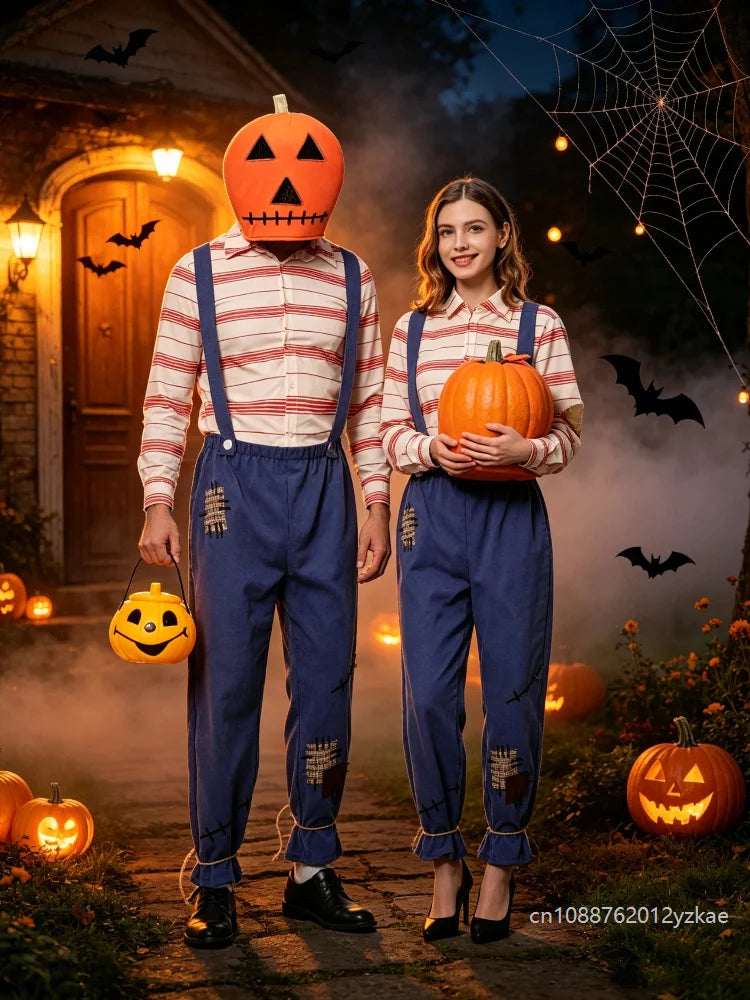 Costume Épouvantail Halloween – Ensemble Famille