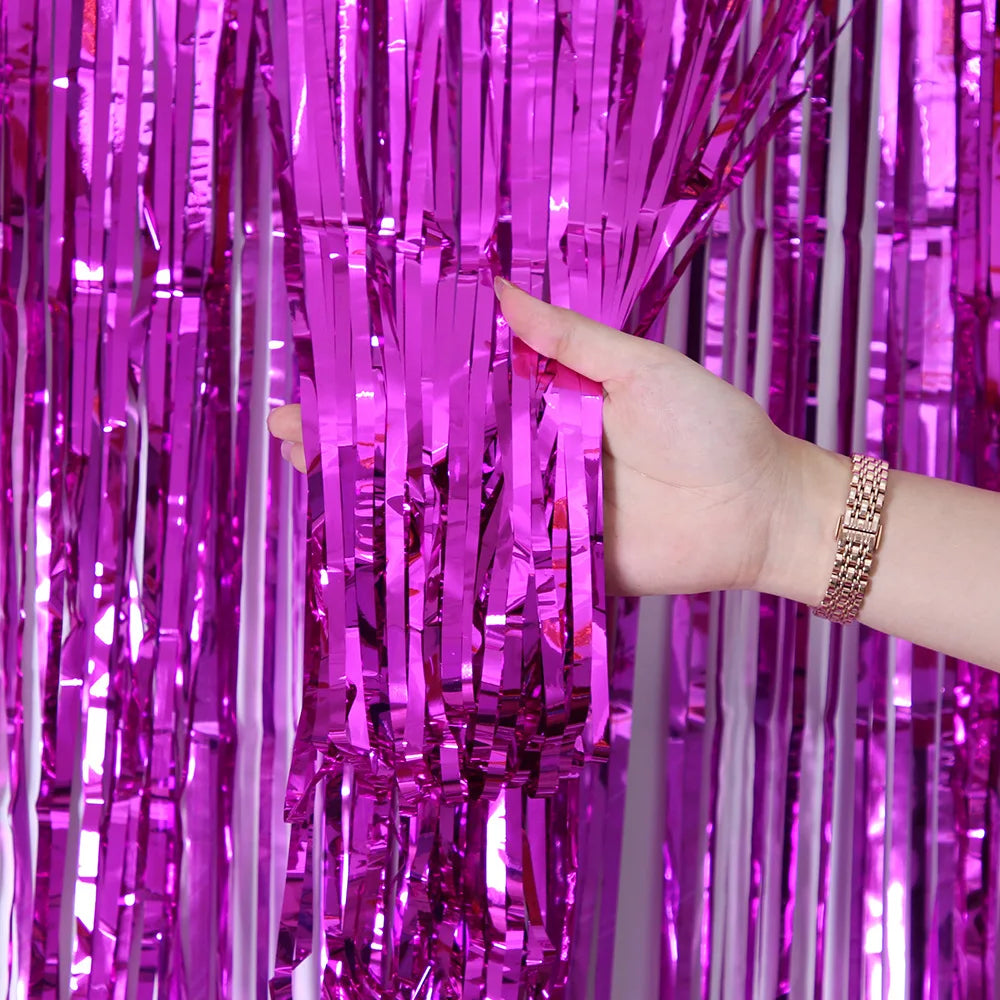 Rideau à franges pailletes pour fête – vue 9