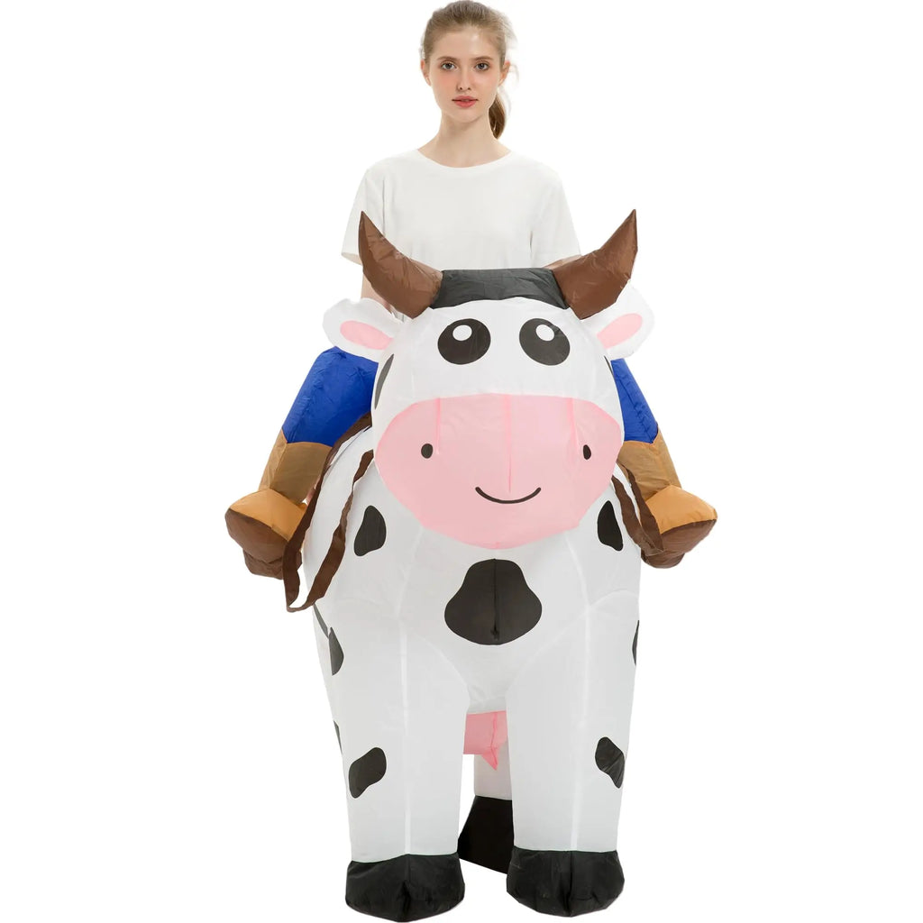Déguisement Gonflable Vache à Chevaucher Adulte – vue 4