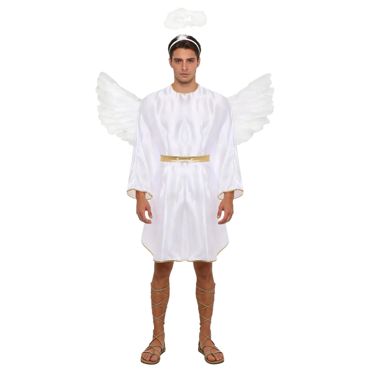 Déguisement Ange ou Démon Homme – Robe, Ailes et Coiffe