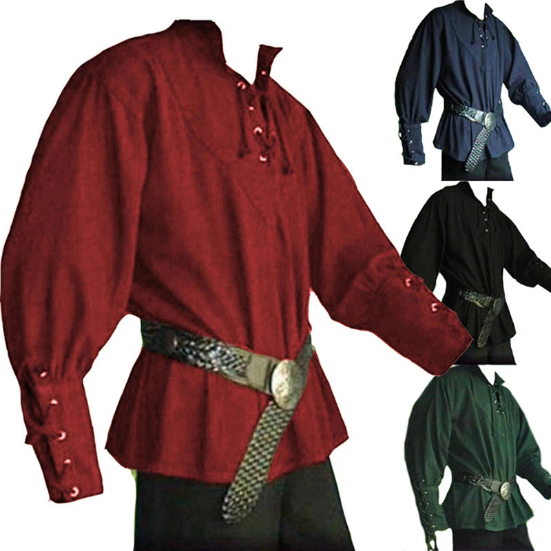 Chemise Pirate Médiévale Homme