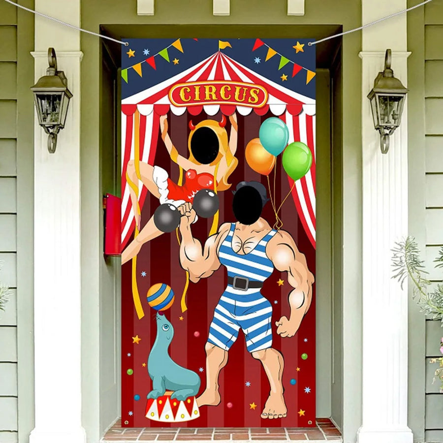 Banderole de porte cirque Carnaval - Panoplia