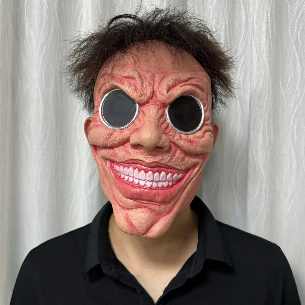 Demi-Masque Sourire Trou Noir Effrayant – vue 7