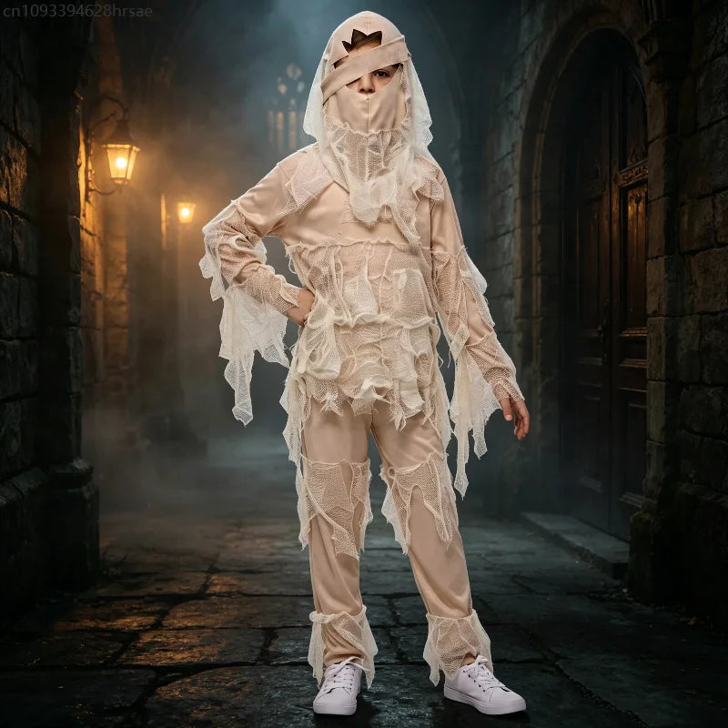 Costume Momie Halloween Adulte – S à XL