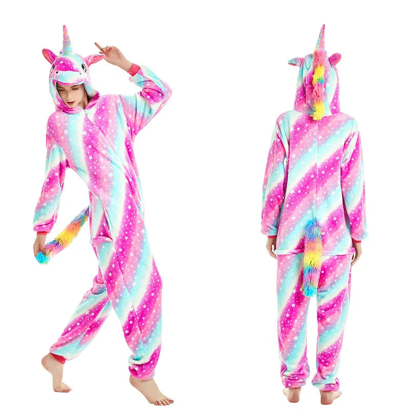 Combinaison Kigurumi Animal Enfant & Adulte – 21 Modèles
