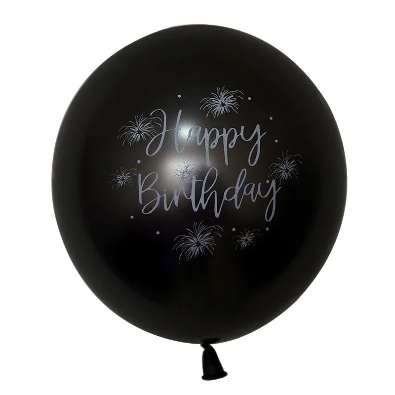 Lot de 15 Ballons Latex Or, Argent et Confettis – vue 4
