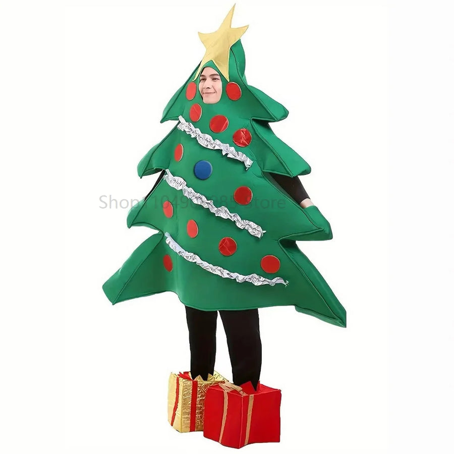 Déguisement Sapin de Noël avec Couvre-Chaussures