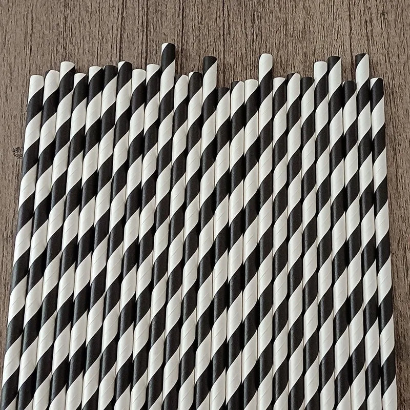 Pailles en Papier Colorées Épaisses - Lot de 25 – vue 6