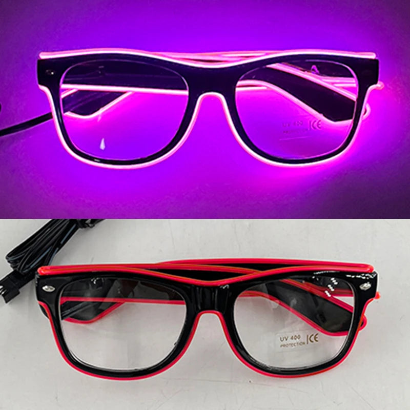 Lunettes Néon LED Lumineuses – vue 17
