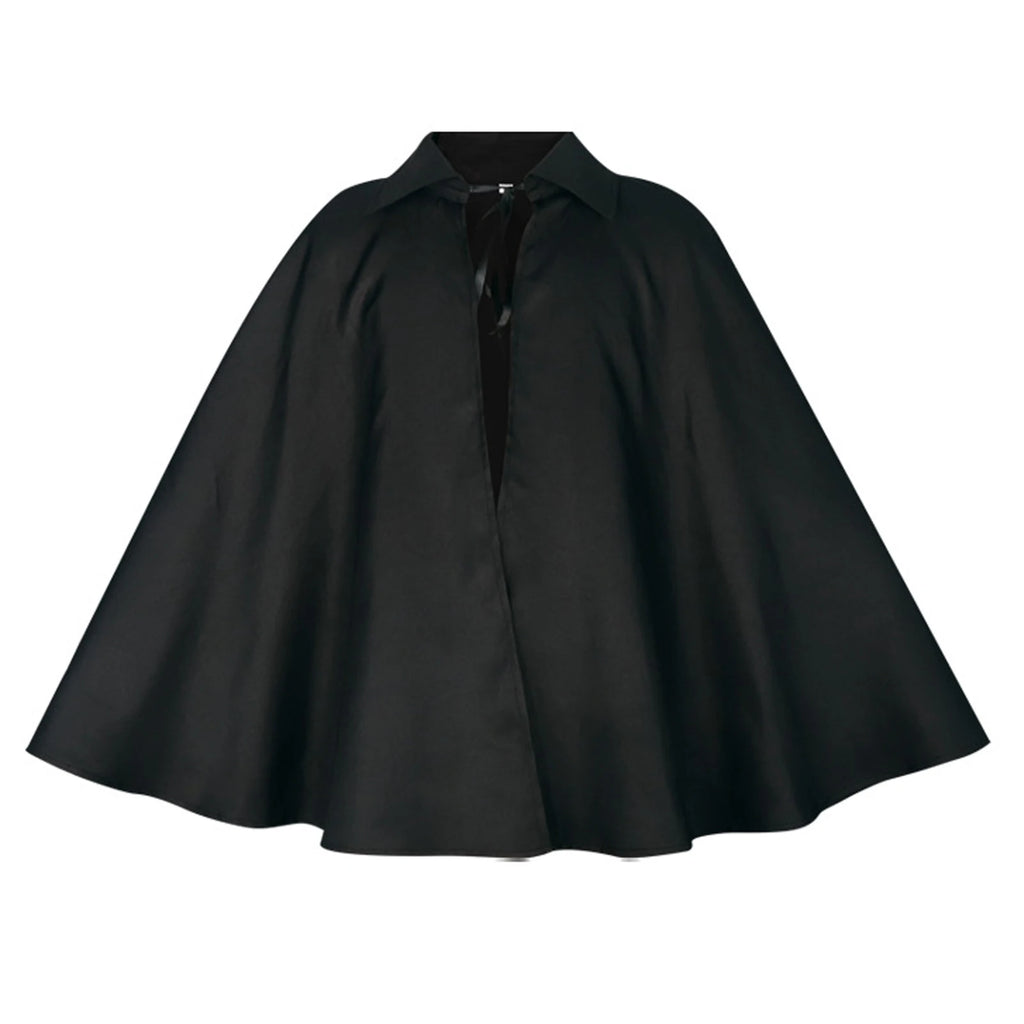Cape de Vampire avec Col Montant – Costume Halloween
