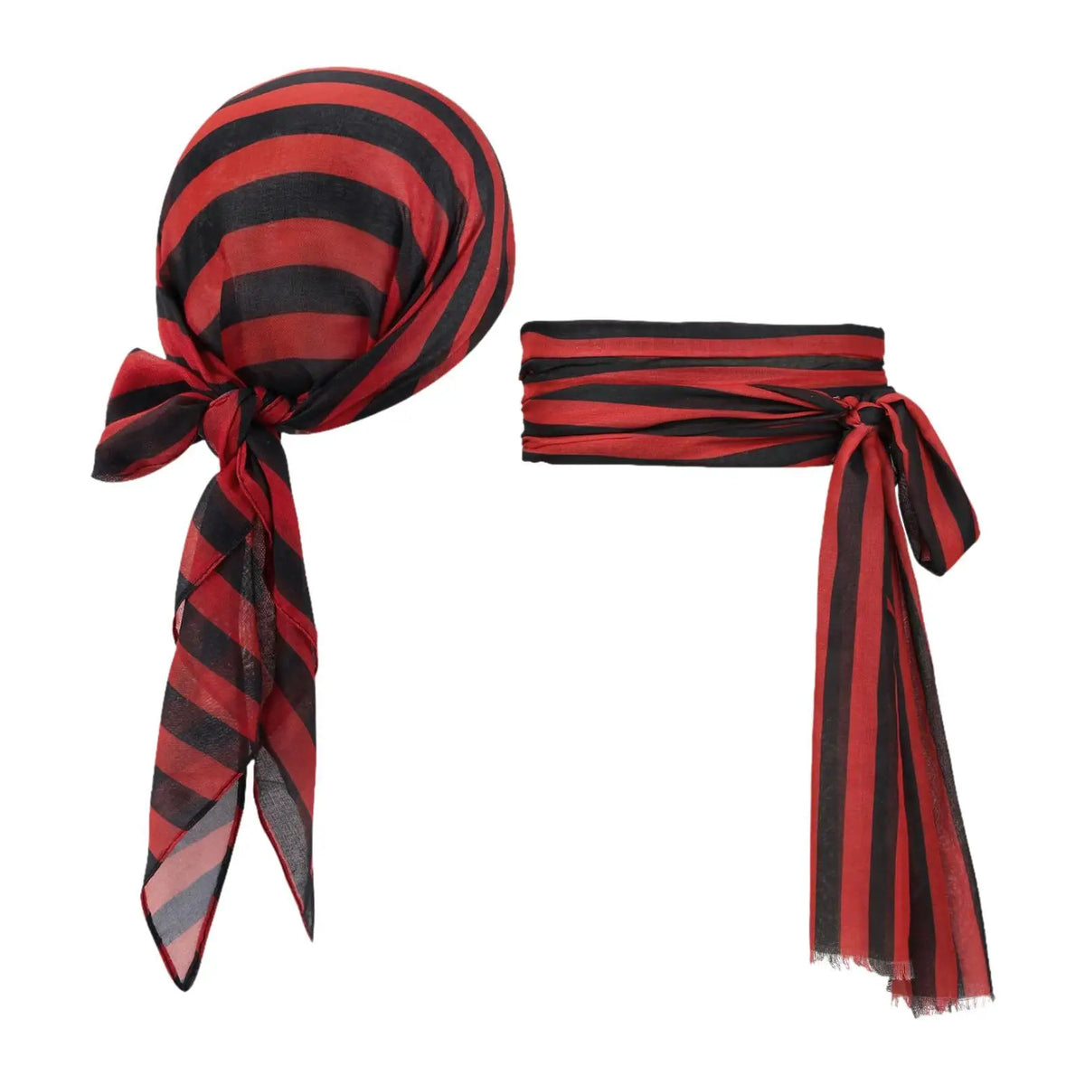 Kit Pirate – Turban et Ceinture en Tissu – vue 3