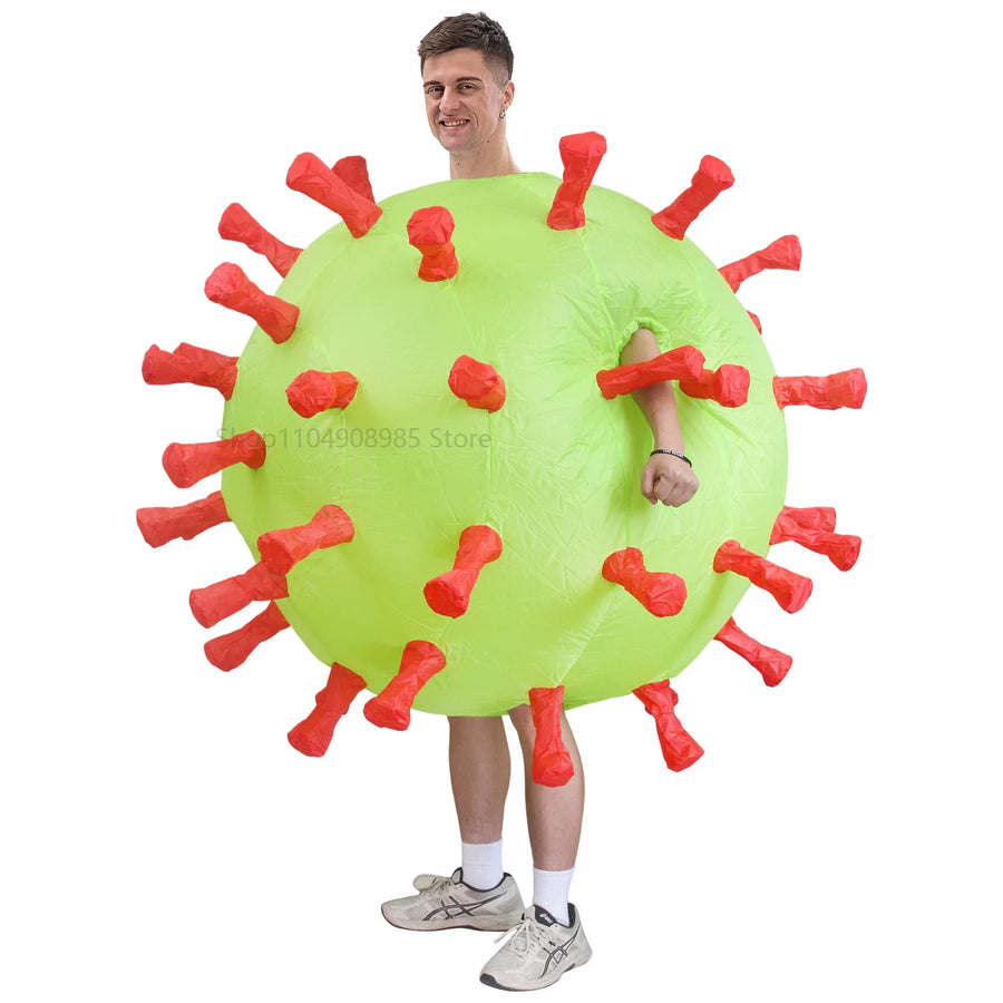 Déguisement Gonflable Virus Rigolo