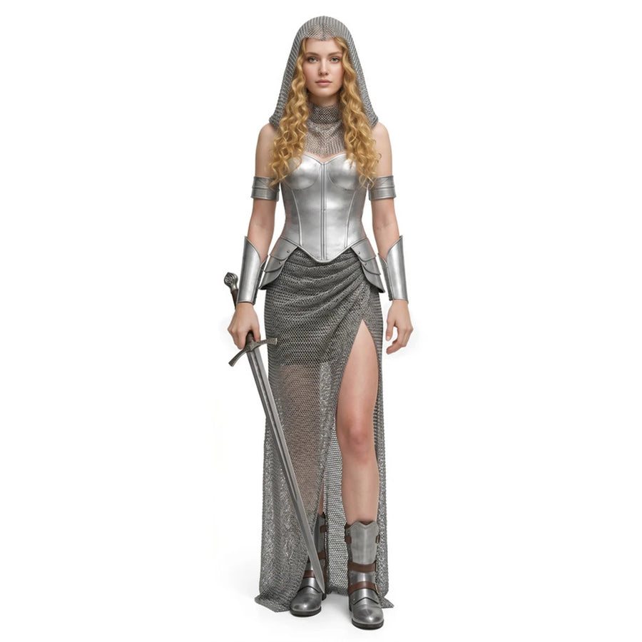 Déguisement Chevalière Médiévale Femme – Fausse Armure – vue 4
