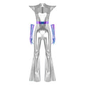 Combinaison Alien Métallisée Femme