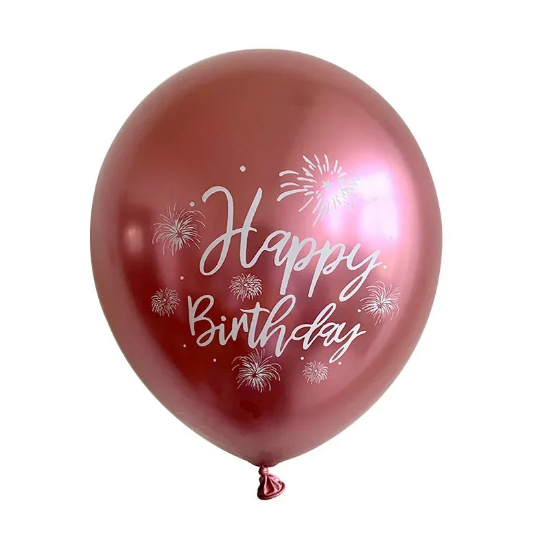 Lot de 15 Ballons Latex Or, Argent et Confettis – vue 7
