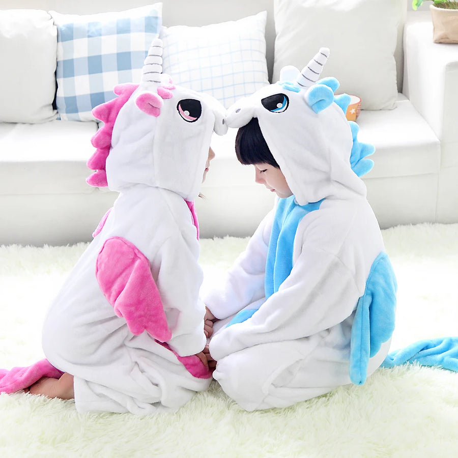 Kigurumi Licorne Enfant – Pyjama Combinaison 100 à 140
