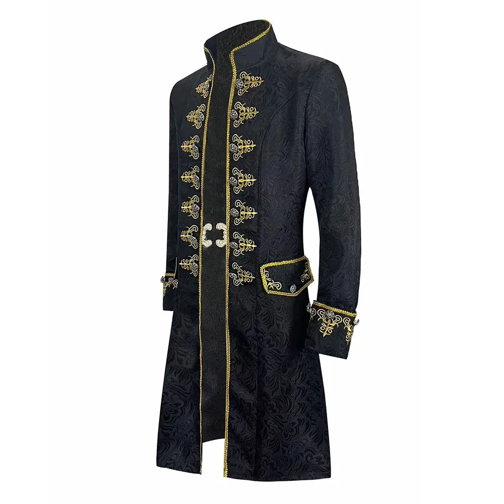 Manteau de Pirate Long Rétro Homme – vue 4