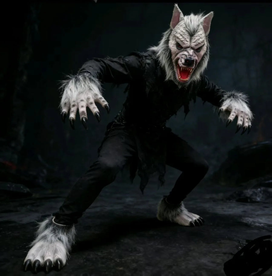 Kit Loup-Garou – Masque et Gants Griffes – vue 4