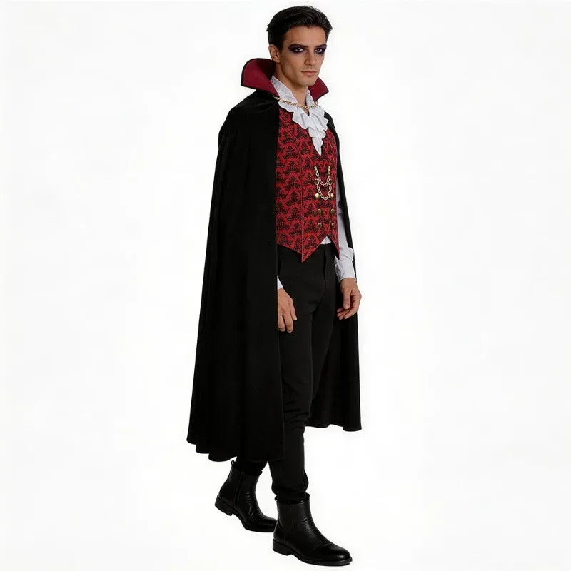 Déguisement Vampire Diable Homme – Chemise et Cape