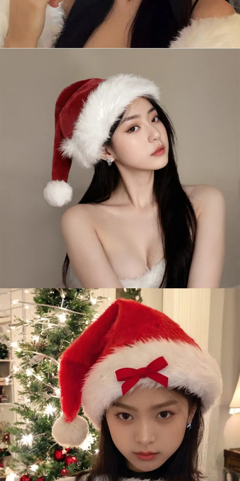 Chapeau de Noël Fantaisie – Accessoire Photo – vue 3
