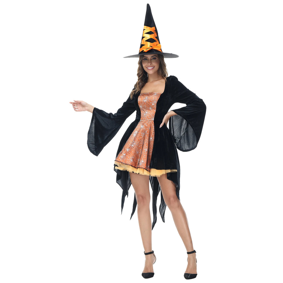 Robe de Sorcière Gothique Femme – XS à XXXL