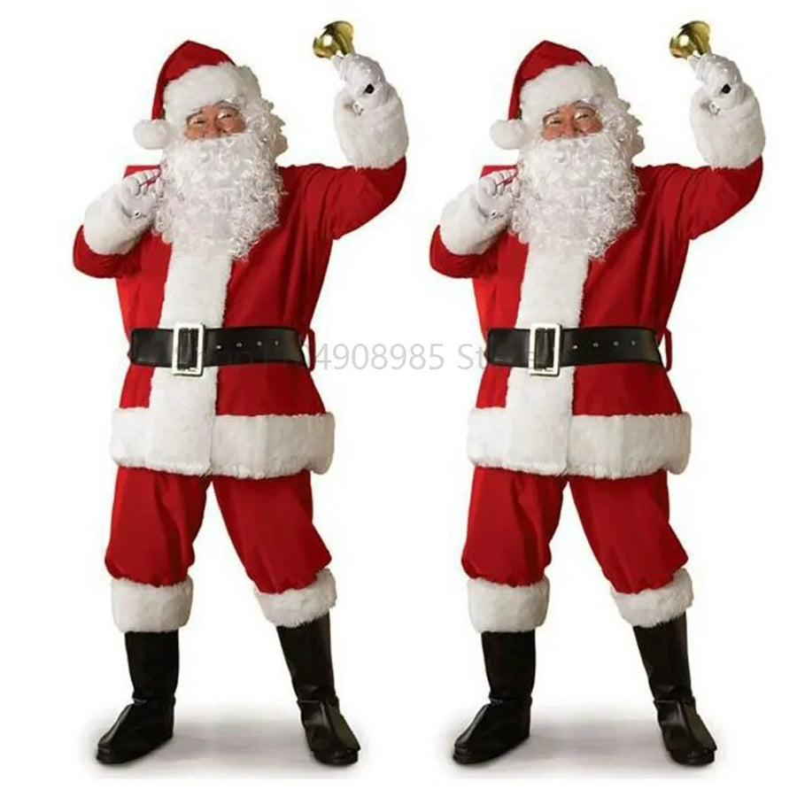 Costume Père Noël Complet Adulte avec Bonnet