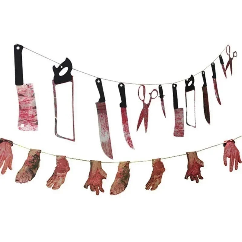 Guirlande Fanions Halloween – Décoration Maison Hantée