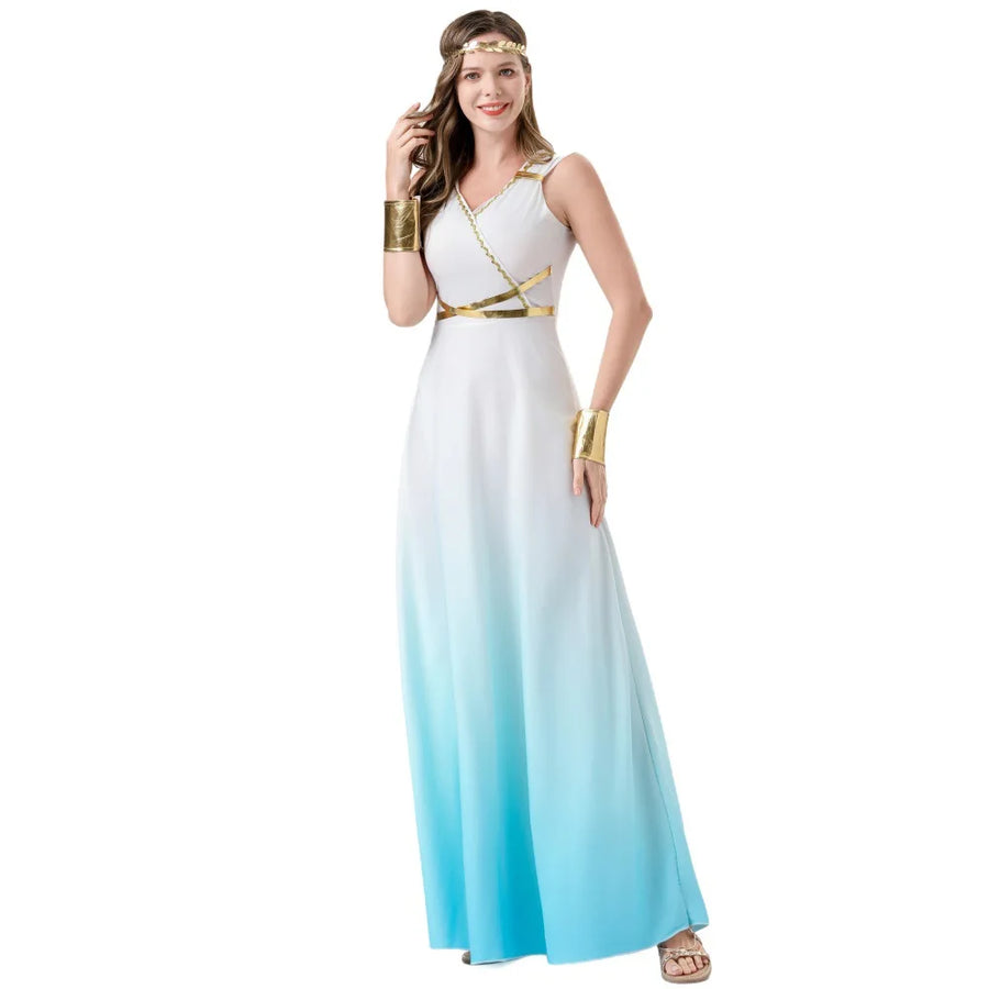 Robe Longue Déesse Grecque Sexy