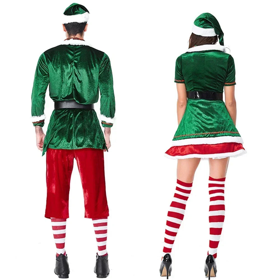 Déguisement Noël Père Noël ou Lutine – Homme/Femme M à XXL