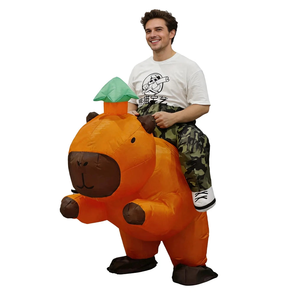 Déguisement Gonflable Capybara à Chevaucher