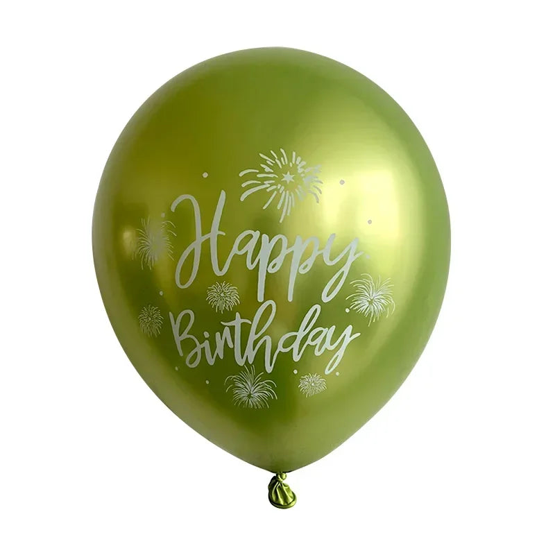 Lot de 15 Ballons Latex Or, Argent et Confettis – vue 12