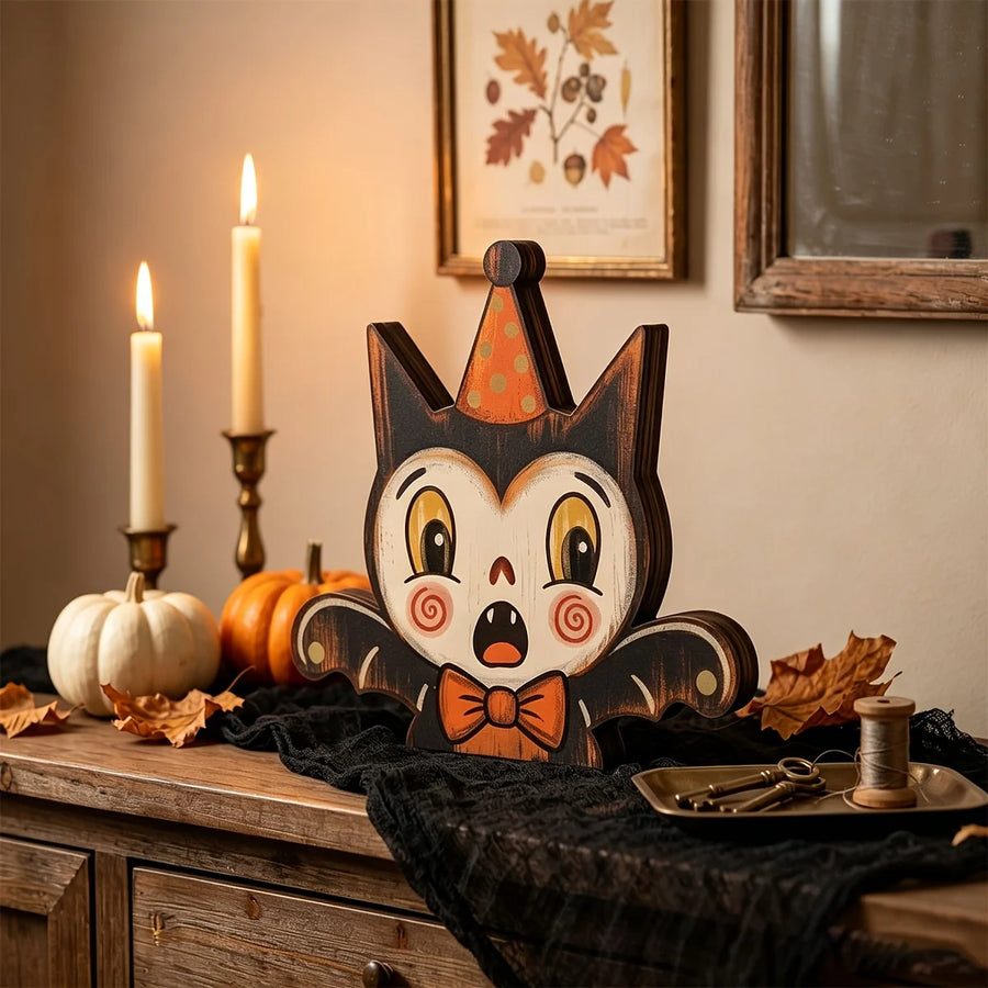 Décoration en bois à poser Halloween – vue 7