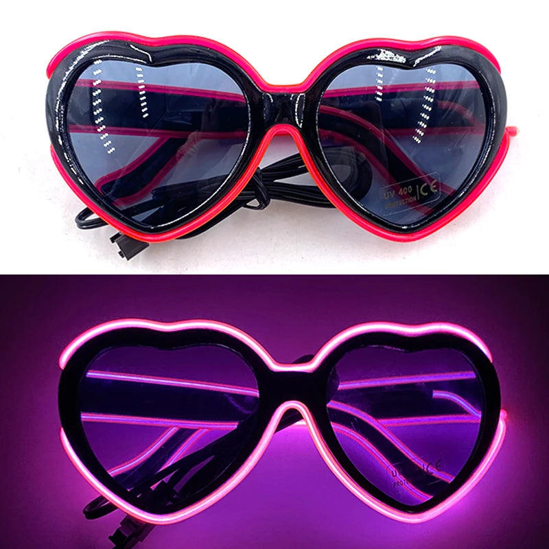 Lunettes Néon LED Lumineuses – vue 8